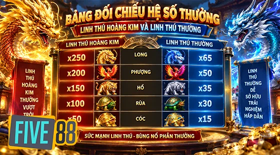 Bảng đối chiếu hệ số thưởng