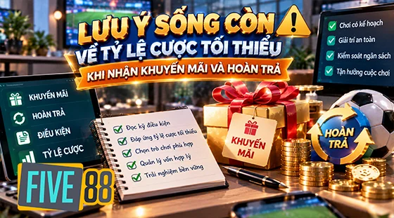 Lưu ý sống còn về tỷ lệ cược tối thiểu