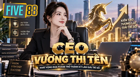 Bà Vương Thị Tẽn, CEO và nhà sáng lập FIVE88